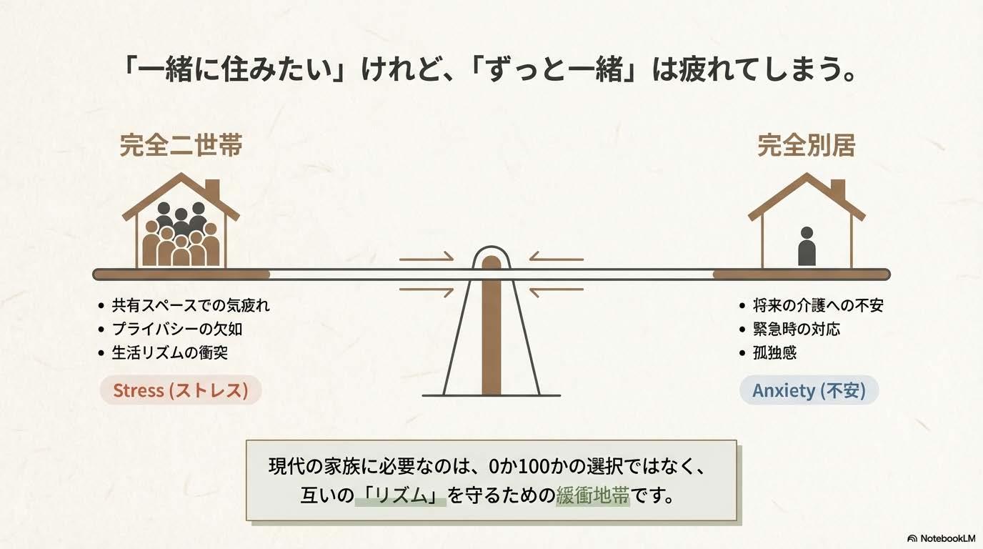 クロネコハウス離住イメージ画像　一緒に住む？